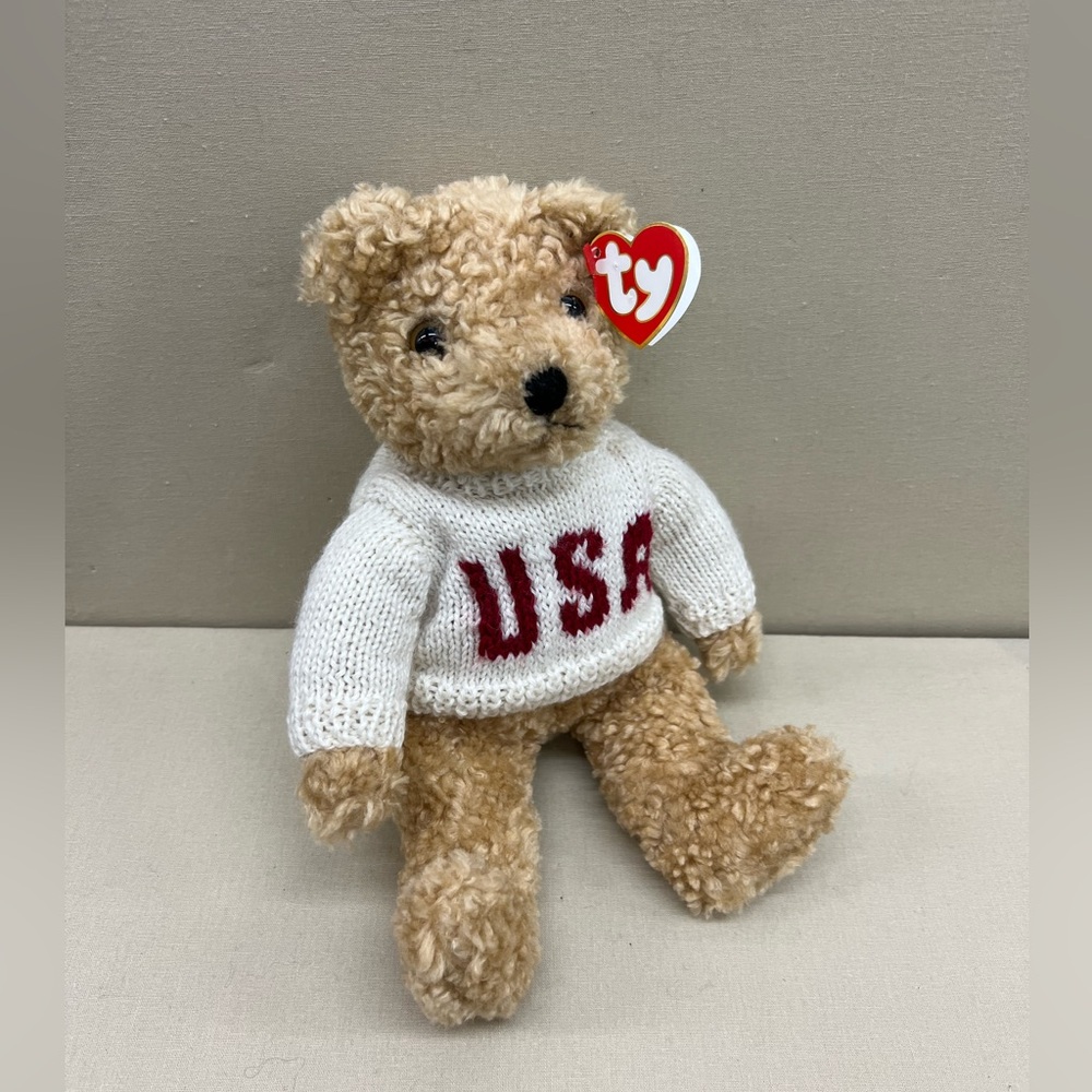 USA Baby Curly - TY Beanie Babies 1992